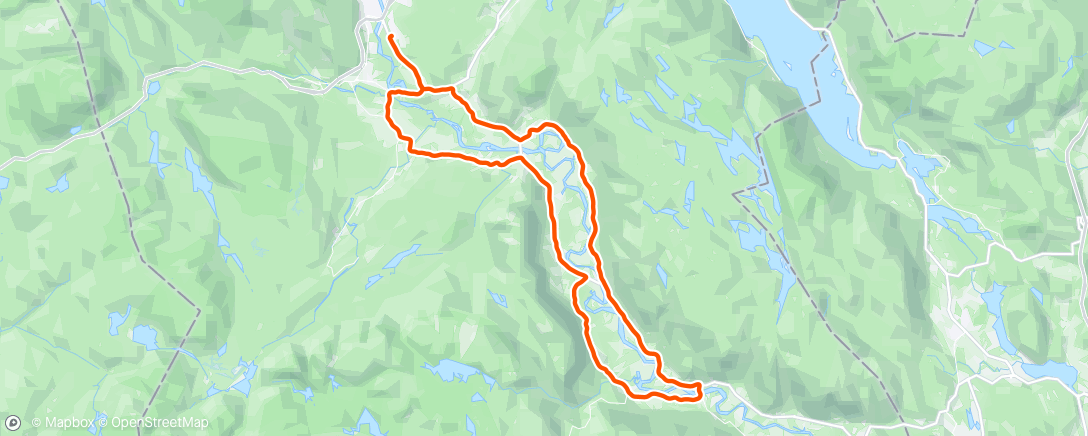 Map of the activity, Jævlig Afternoon Ride🌧🌧🥶
