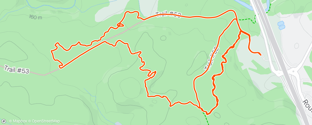 Mapa de la actividad, P17 Mountain Bike Ride (w/ Mike & Deb)