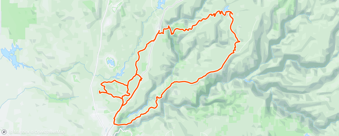 Map of the activity, Longer Sunday ride