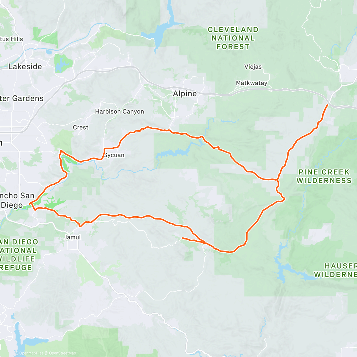 Map of the activity, Exploring San Diego (& dinner with Katherine Ingersoll!)