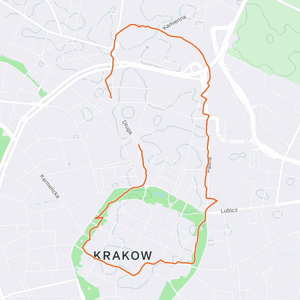 Map of the activity, Zośka Papużanka