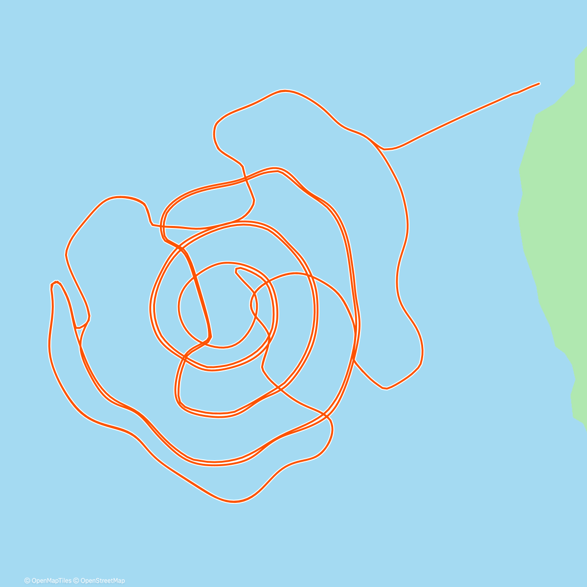Map of the activity, Zwift - Whole Lotta Lava in Watopia