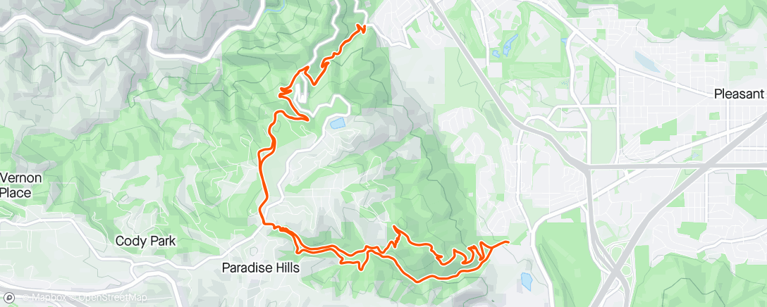 Map of the activity, Saturday morning front range classic