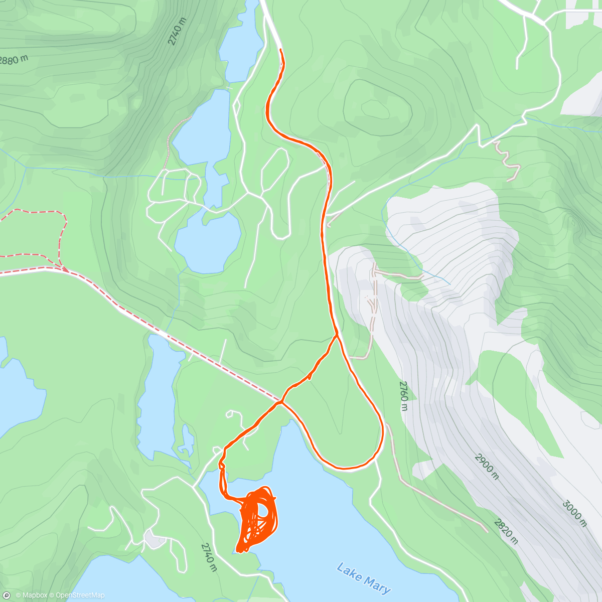 Map of the activity, Morning Activity