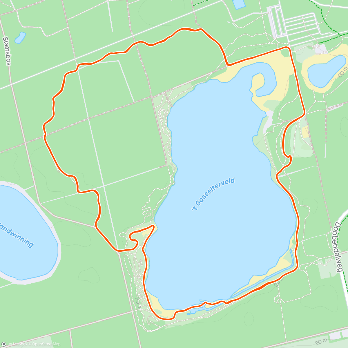 Map of the activity, RunForestRun Cross Triathlon 3/3