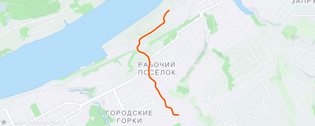 Map of the activity, Утренняя прогулка