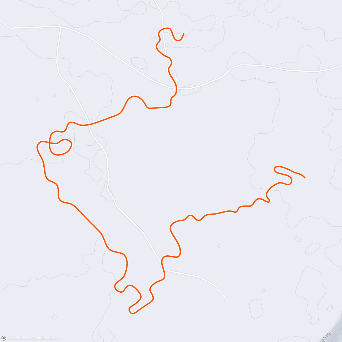 Map of the activity, Zwift in Makuri Islands