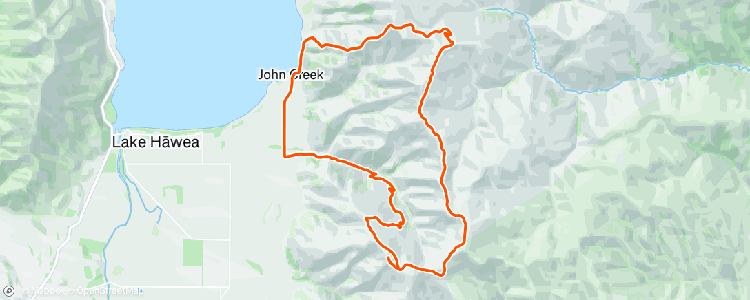 Map of the activity, Grandview loop with Wes