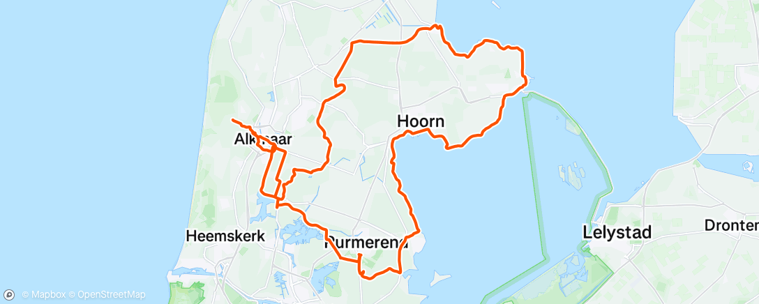 Map of the activity, Ochtendrit op gravelbike