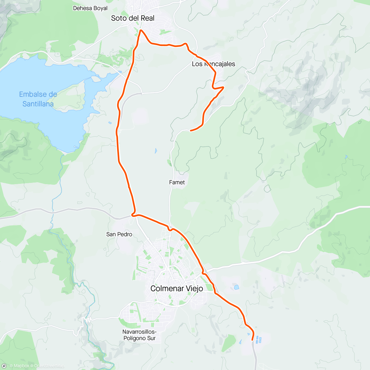 Map of the activity, BKOOL - Los Rancajales