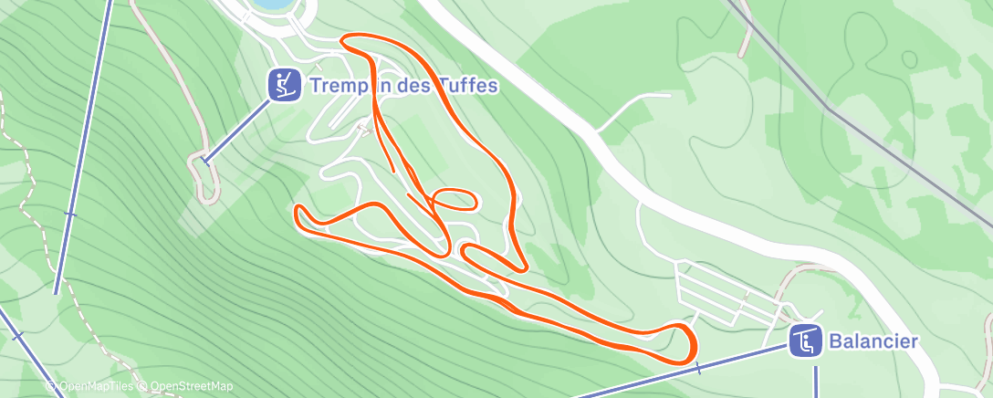 Map of the activity, SAMSE TOUR 3 PREMANON