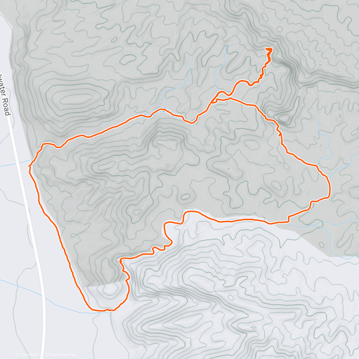 Map of the activity, Golden Canyon, Death Valley