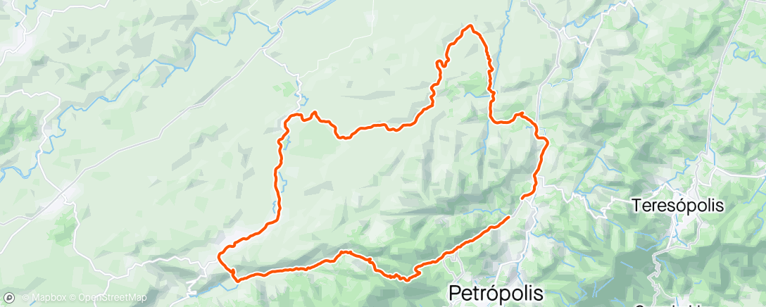 Map of the activity, Giro longo