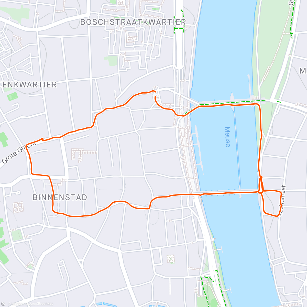 活动地图，Maastricht walk