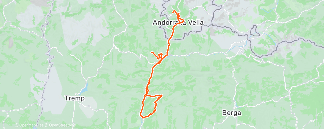 Map of the activity, Morning Ride