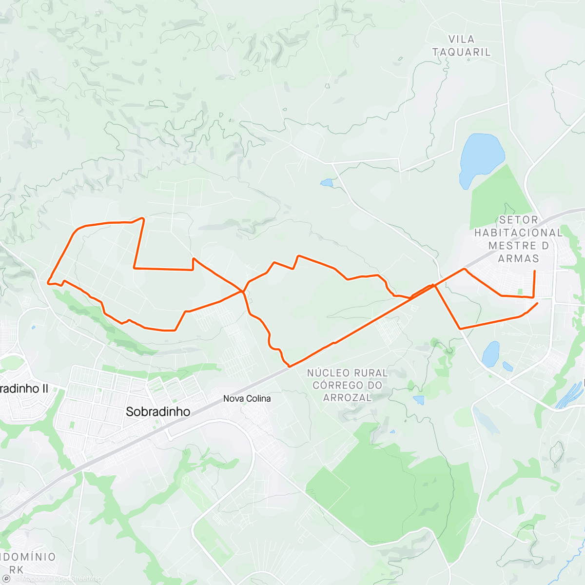 Map of the activity, Édson bike 👊🏻👊🏻