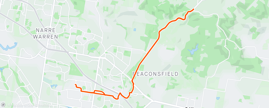 Map of the activity, Hill Repeats 🥶🥶