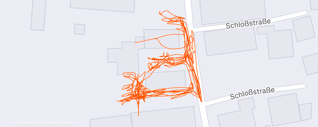 Map of the activity, Schnee schippen… ☃️