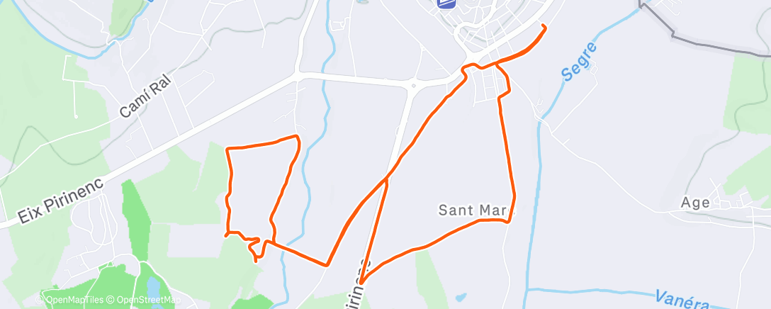 Map of the activity, Buscando nuevos caminos , a pastar con las vacas … jejejeje🫣