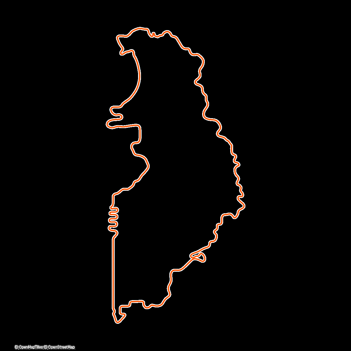 Карта физической активности (Zwift - Elevation Evaluation in Watopia)