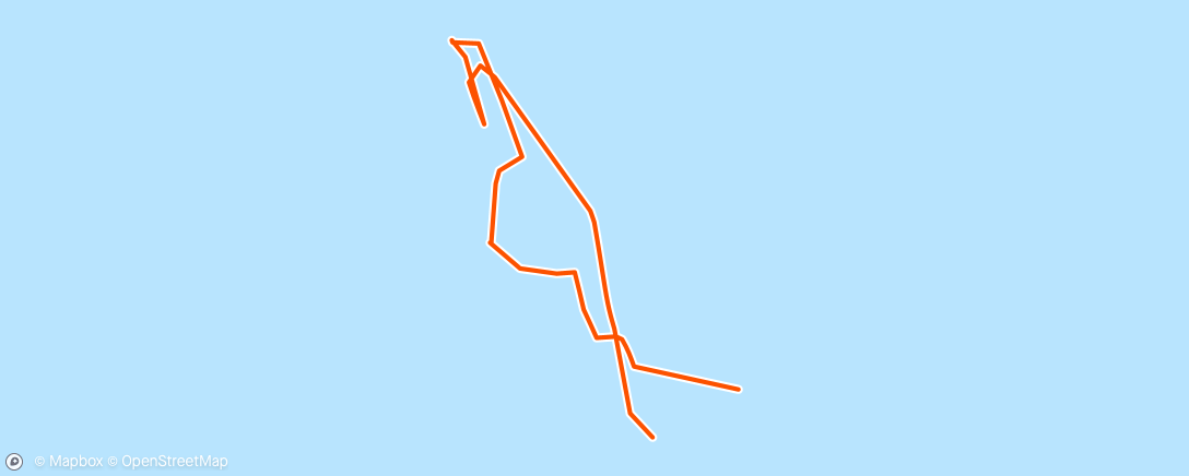 Map of the activity, Mittagschwimmen
