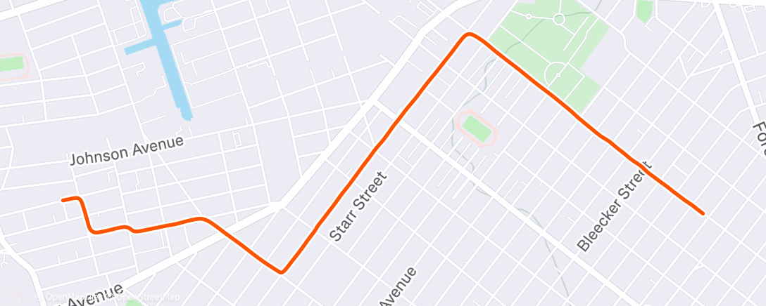 Map of the activity, Morning Ride