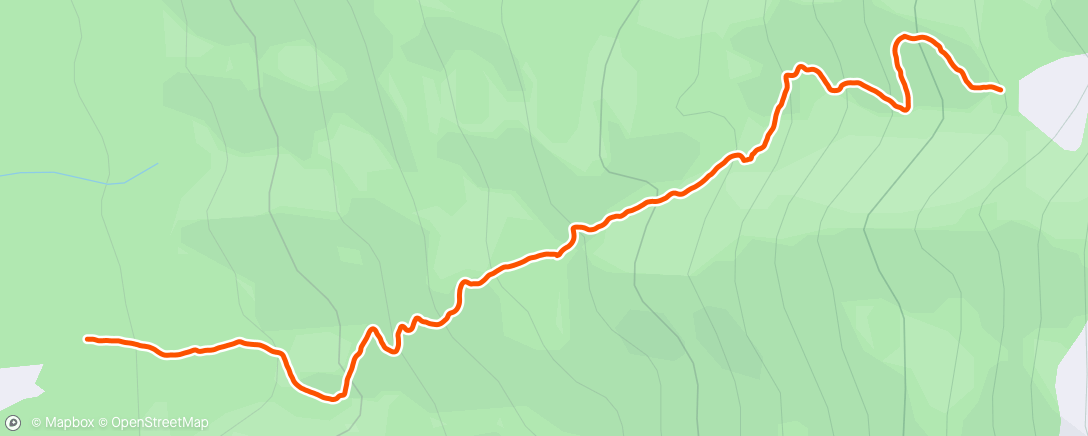 Map of the activity, Lyngen Day 2: Uphill Gape! only first 1.2k of 5k climbing