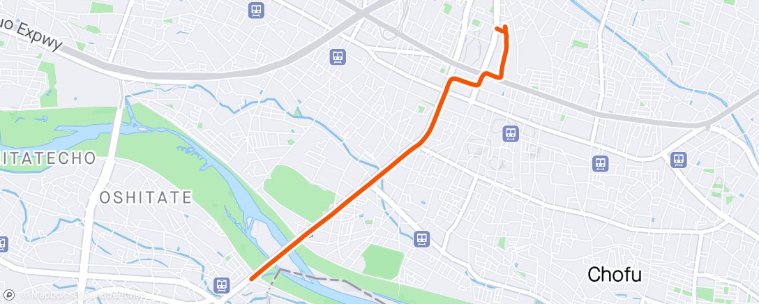 Map of the activity, Morning Ride