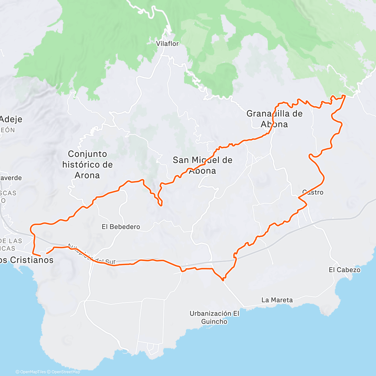 Map of the activity, Namiddagrit