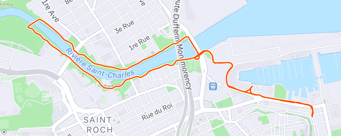 Map of the activity, Quebec City