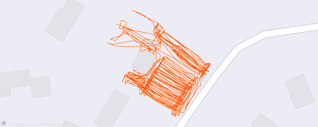 Map of the activity, Mowing part 2