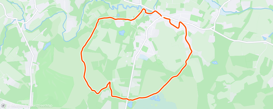 Map of the activity, Elstead “Marathon”