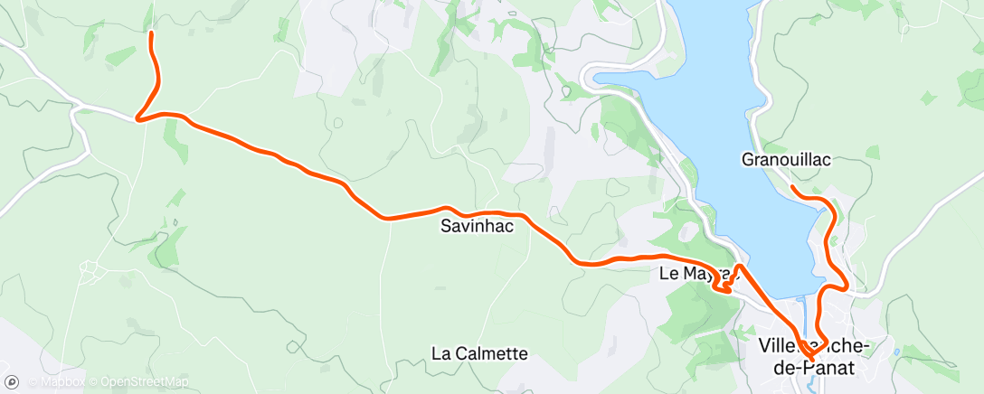 Carte de l'activité