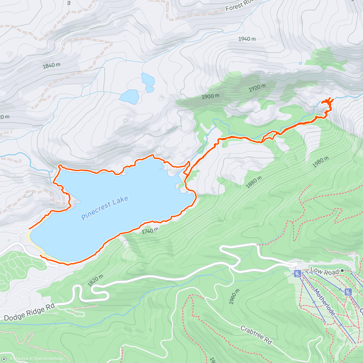 Map of the activity, Pinecrest again! Cleo’s bath this time!