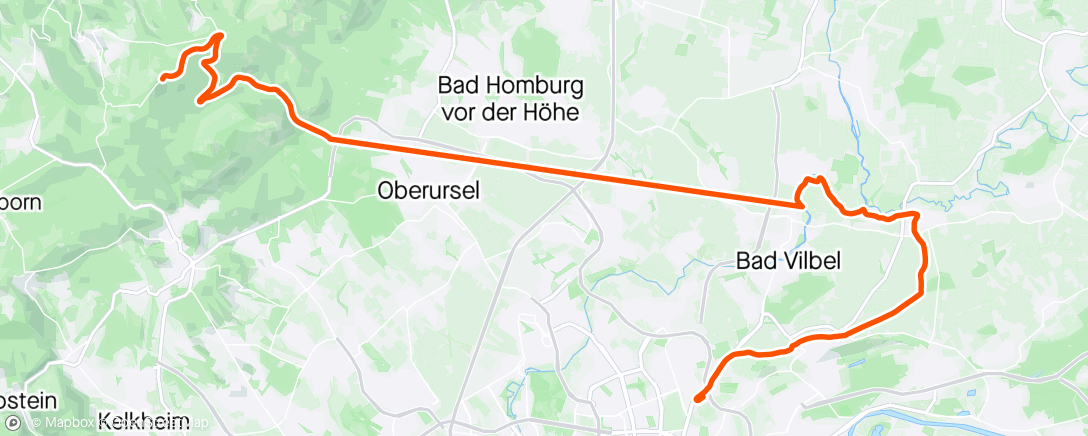 Map of the activity, Fehlbedienung... von Oberursel nach Vilbel  gebeamt 😁