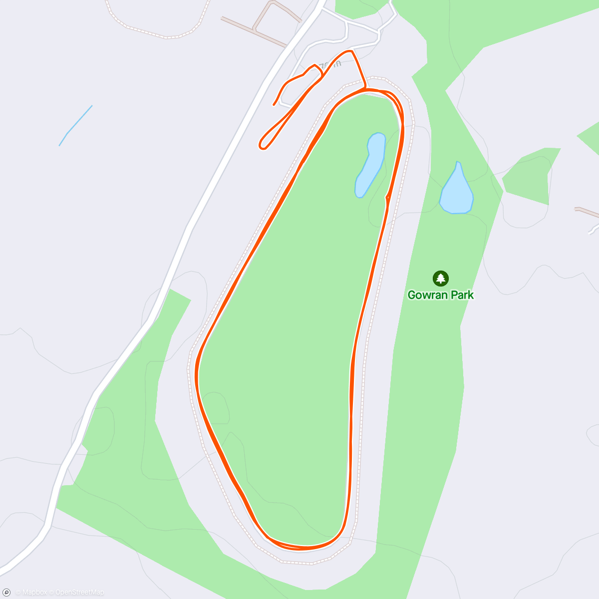 Map of the activity, Stroll around Gowran Park racecourse