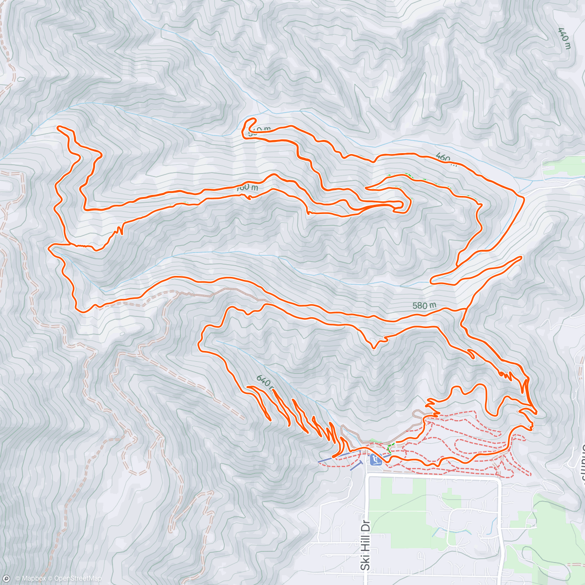 Map of the activity, Leavenworth bike and brew. Pro/open category. 10th.