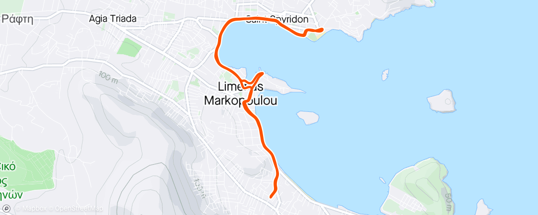 Mapa da atividade, Morning Run Porto rafti