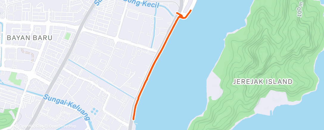 Карта физической активности (户外跑步)