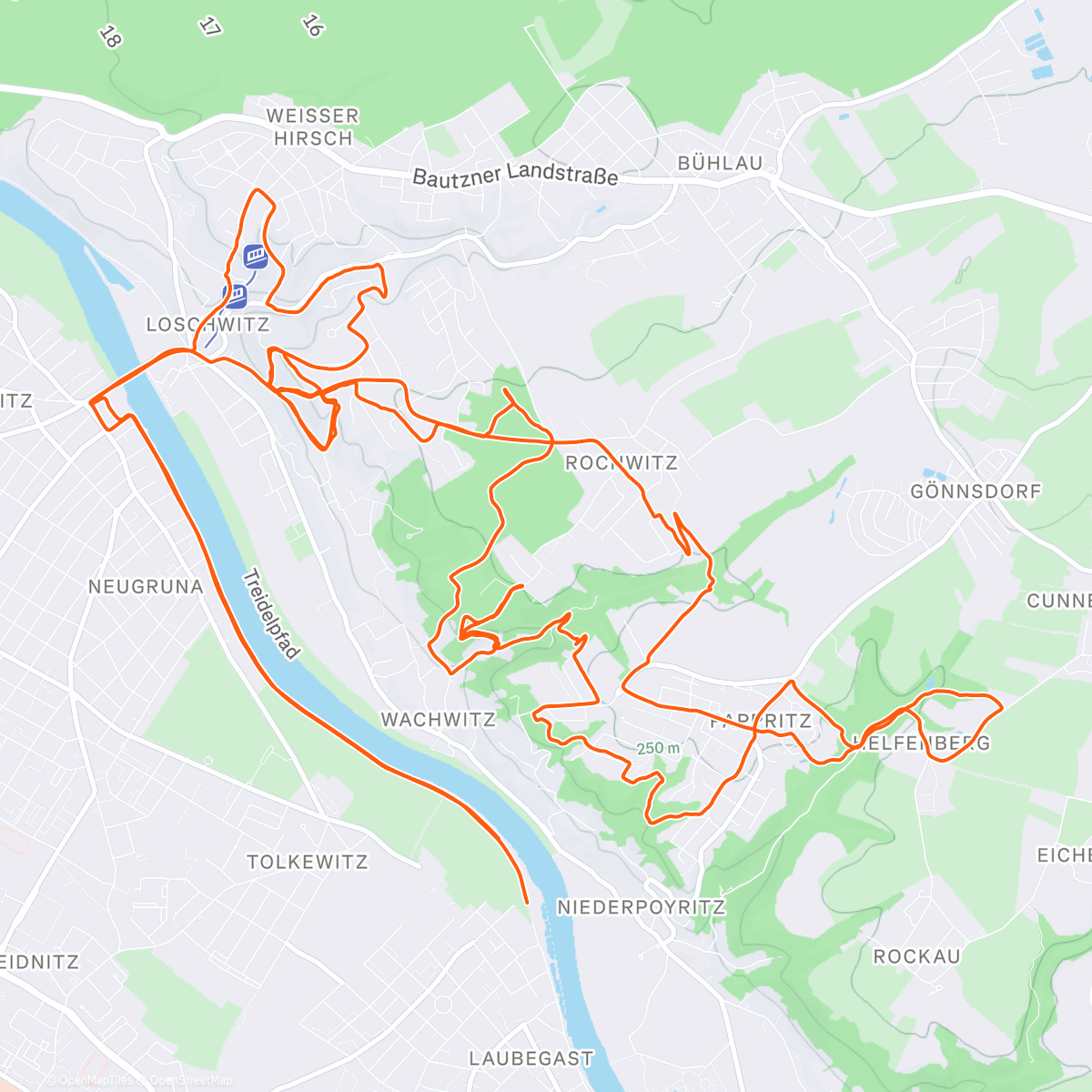 Map of the activity, Tanz mit der Schneefee und der Eishexe