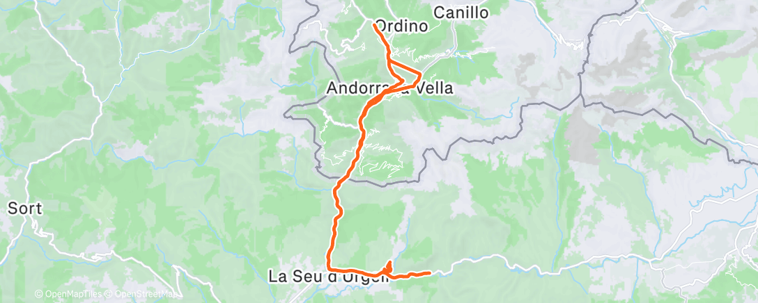 Map of the activity, Morning Ride