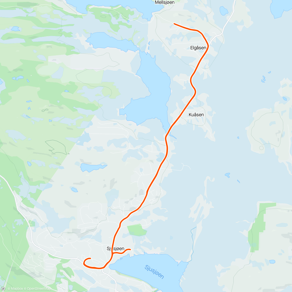 Map of the activity, Snø // regn / is / slush
