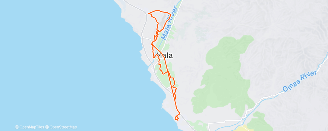 Map of the activity, Morning Ride