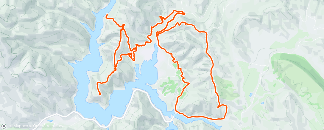 Mapa de la actividad, Afternoon E-Mountain Bike Ride
