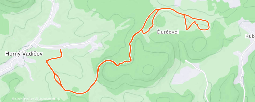 Mapa de la actividad (Afternoon Nordic Ski)