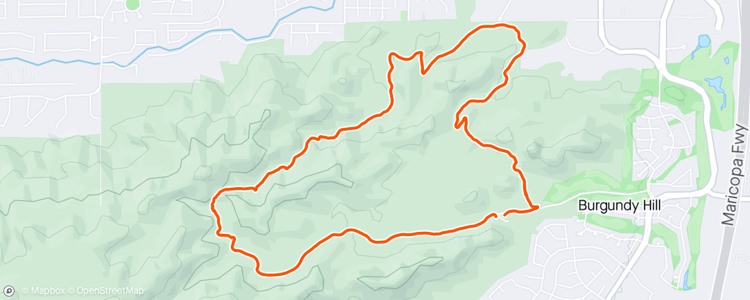 Map of the activity, MTB Skills Practice!