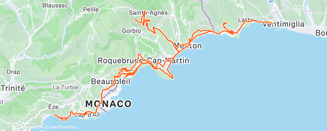 Map of the activity, Cicco