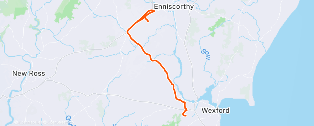 Карта физической активности (Morning Ride)