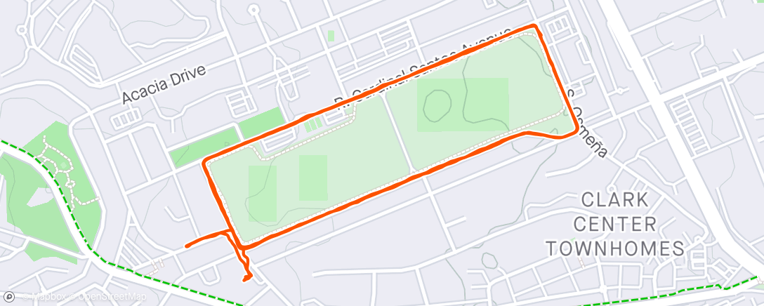 Map of the activity, SatuRUN