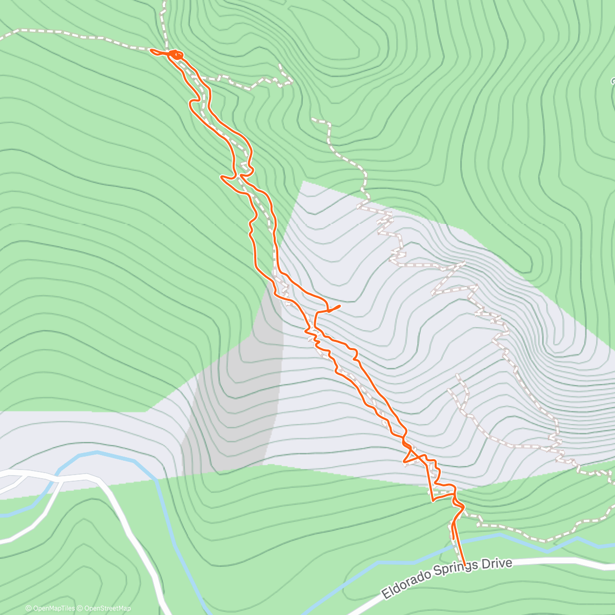 Peta aktivitas, Pony Code & Center Route w Hailey